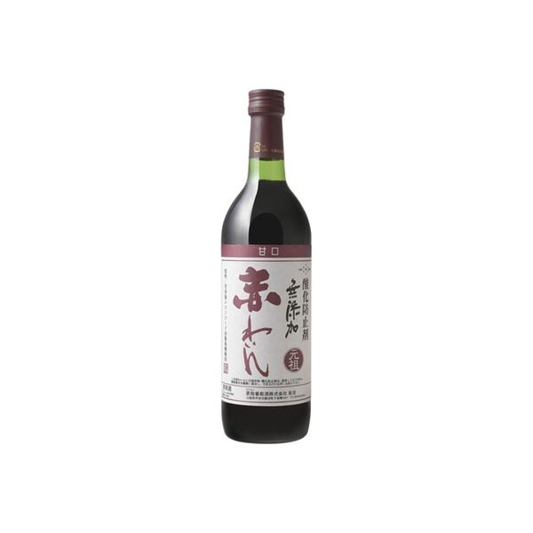 蒼龍葡萄酒 蒼龍 無添加 甘口 赤わいん スクリュー 720ml x1 7429131 1セット(1個)（直送品）