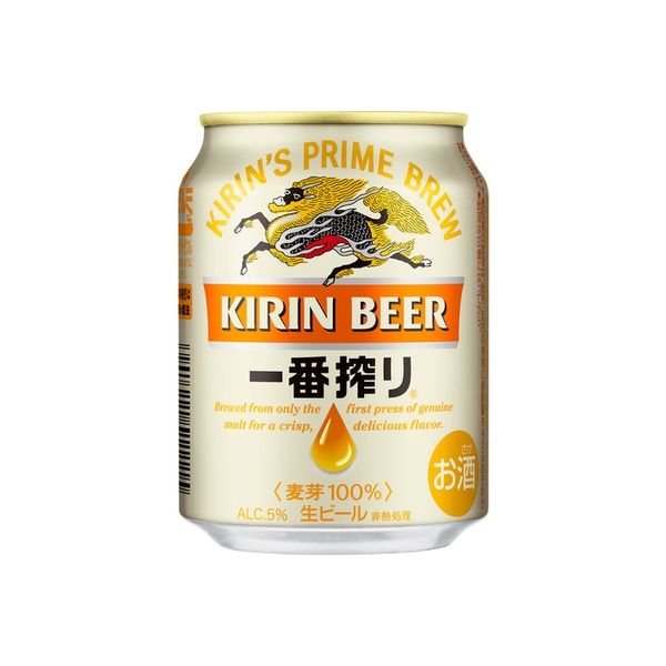 キリンビール キリン 一番搾り 生 ６缶紙パック 250ml x24 8514532 1箱(24入)（直送品）