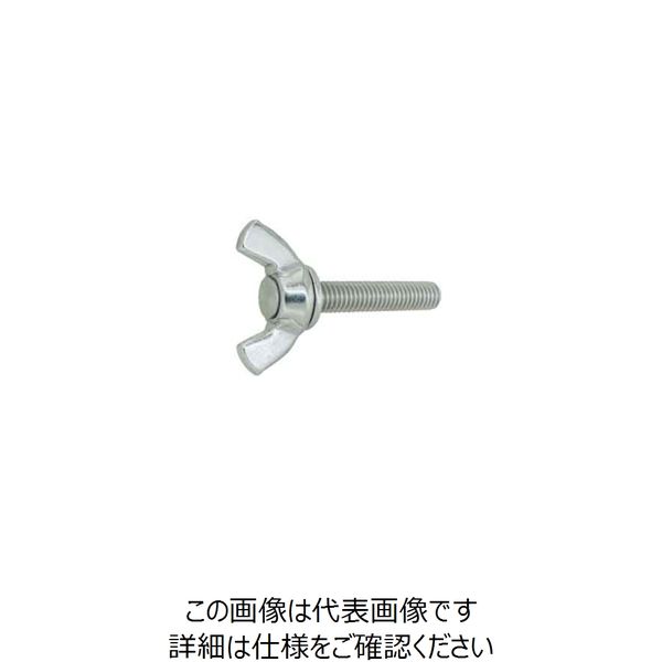 ファスニング J 鉄 冷間蝶ボルト（Rタイプ） 10X25 C00000100100025000 1箱（120個）（直送品）