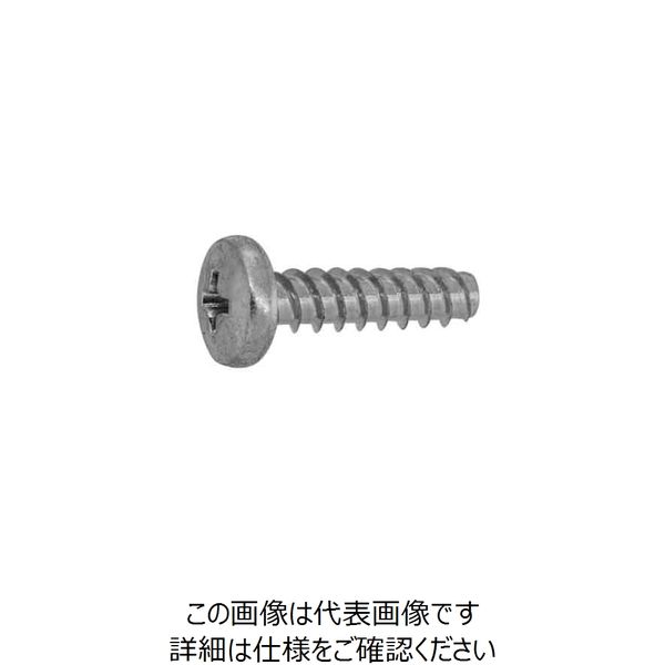 ファスニング J ユニクロ 鉄 （+）Pタイト バインド 4 X 18 300020040040018001 1箱（1000個）（直送品）