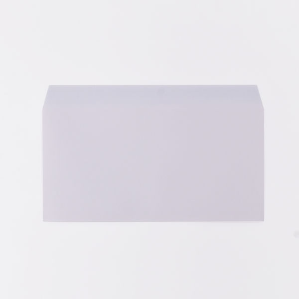 キングコーポレーション フィルム封筒 洋0 紙(白)/OP50μ 白色全面ベタ/透明 CHA0356 1箱（2000枚入）（直送品）