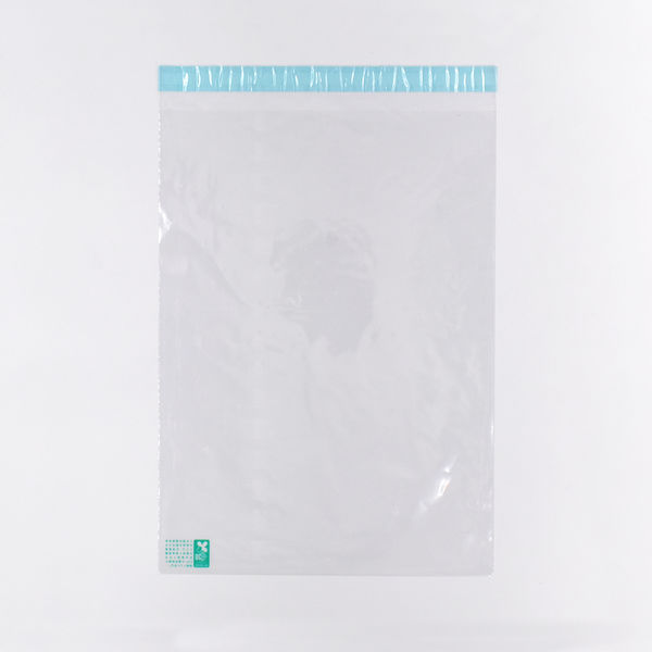 キングコーポレーション フィルム封筒 A4 LDPE(BIO)40μ 透明/緑色eco 