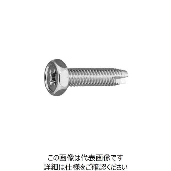 クロメート 鉄（+）六角アプセットタッピンねじ（3種溝付き C-1形） 5 X 14 2200000A0050014002（直送品）