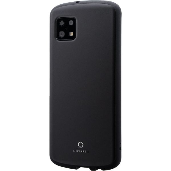 AQUOS sense6 SH-54B SHG05 ケース カバー 耐衝撃ハイブリッドケース ROCK マットブラック（直送品） - アスクル