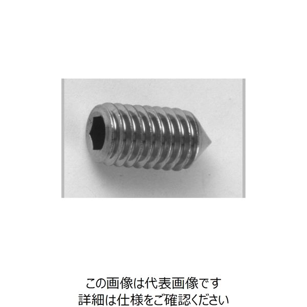 ファスニング J クローム 鋼 六角穴付き止めねじ（ホーローセット）（とがり先） 4 X 16 A00050200040016006（直送品） 33,565円