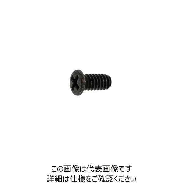 ファスニング J BK ステンレス（+）0番ー1種 ナベ小ねじ 1.4 X 1.6 400201000014001608（直送品）