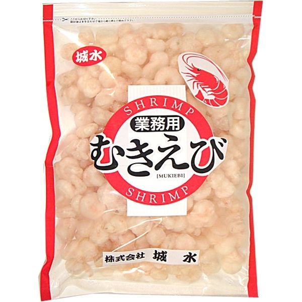 「業務用」 城水 むきえび４Ｌ 12袋×1KG（直送品）