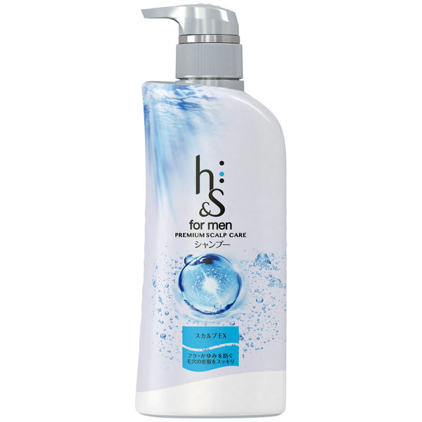 h&s for men（エイチアンドエス）スカルプEX シャンプー ポンプ 370mL メンズ P&G