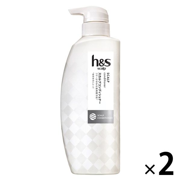 h&s scalp（エイチアンドエス）スカルプコンディショナー フケ・かゆみ ポンプ 350g 2個 メンズ P&G