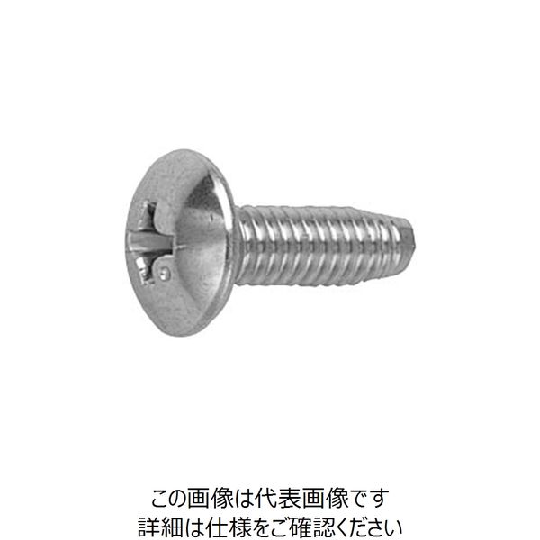 ファスニング J BK ステンレス（+）トラスタッピンねじ（3種溝なし C-0形） 6 X 12 220201030060012008（直送品）