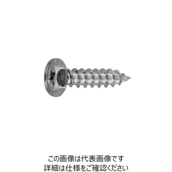 BC 鉄(+)六角アプセットタッピンねじ(1種 A形) 8 X 40 2000000A0080040010 1箱(150個)（直送品） 10,138円