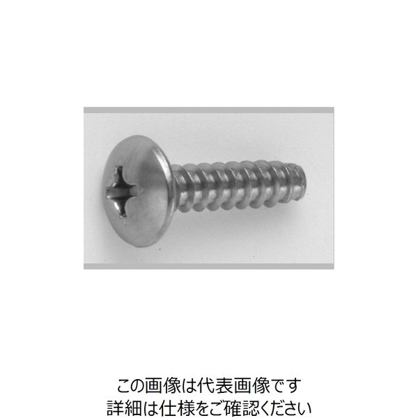 ファスニング J スズコバ 鉄（+）トラスタッピンねじ（2種溝なし B-0形） 4 X 10 210001030040010020（直送品）
