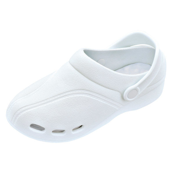 日本ヘルスシューズ ナースクロッグ969 ホワイト OX(28.5~29.0cm) 969 1足　ナースシューズ（直送品）