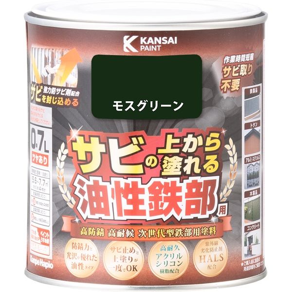 豪華 カンペハピオ - 油性トタン用 - シルバー - 1.6L 6缶セット