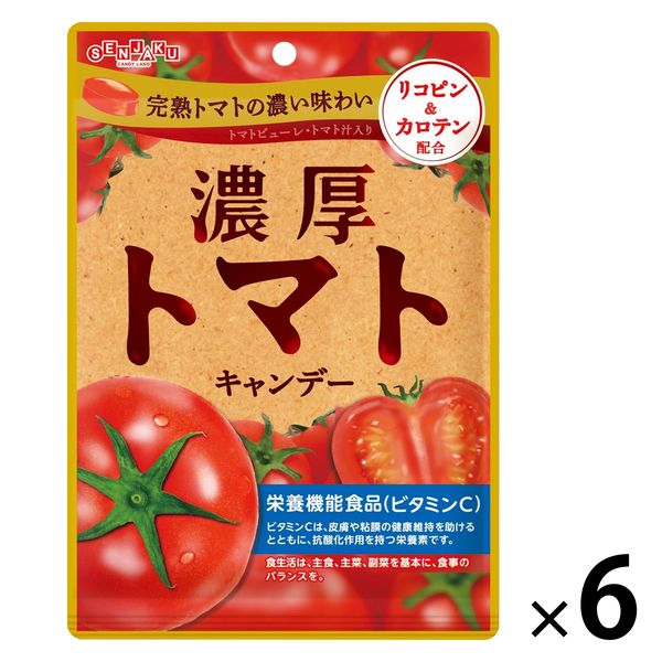 扇雀飴本舗 濃厚トマトキャンデー70g 6個 扇雀飴本舗 扇雀飴本舗 濃厚トマトキャンデー70g 6個 扇雀飴本舗