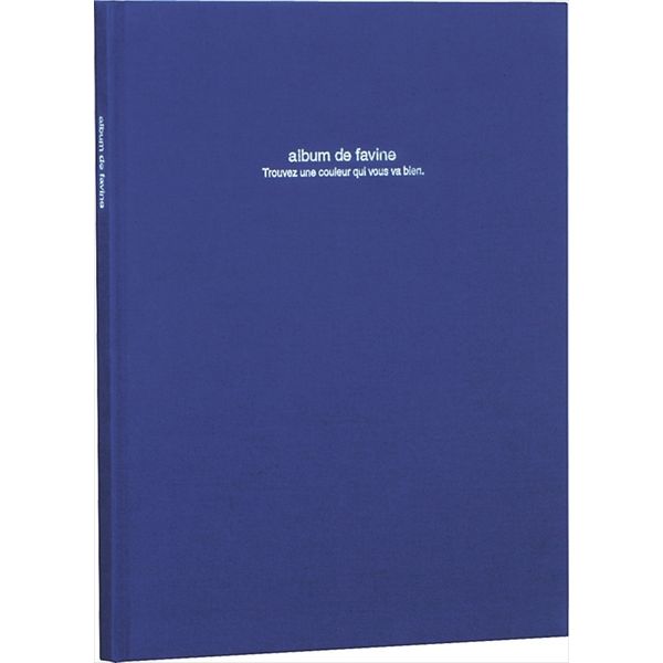 ナカバヤシ ドゥファビネ１００年アルバムブック式 Ａ４ノビ ダークブルー アH-A4PB-181-DB 1冊（直送品）