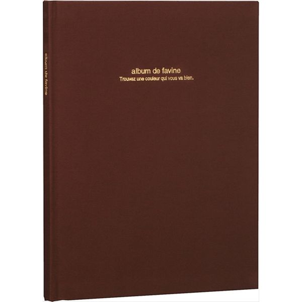 ナカバヤシ ドゥファビネ１００年アルバムブック式 Ａ４ノビ ブラウン アH-A4PB-181-S 1冊（直送品）