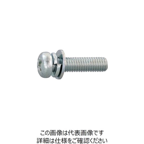 SUNCO クロメート （+）ナベI＝3 3×4 （1800本入） 10-00-0013-0030-0040-02 263-0657（直送品）