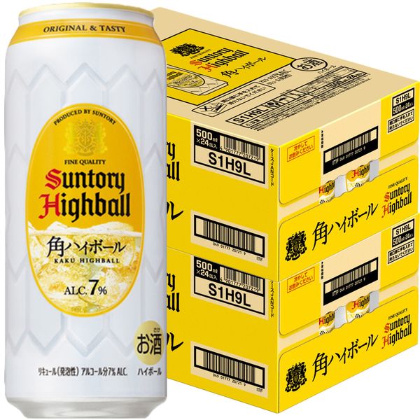 ハイボール ウイスキー サントリー 角ハイボール 缶 500ml 2ケース(48