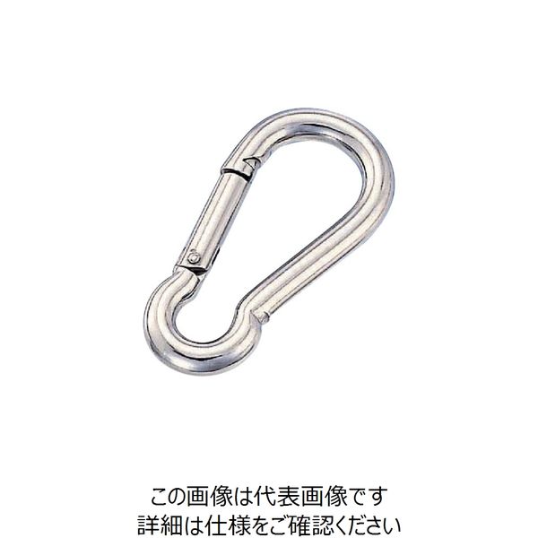 水本機械製作所 水本 ステンレス スナップフックB型 線径6mm 長さ61mm A-097 1個 776-5037（直送品）