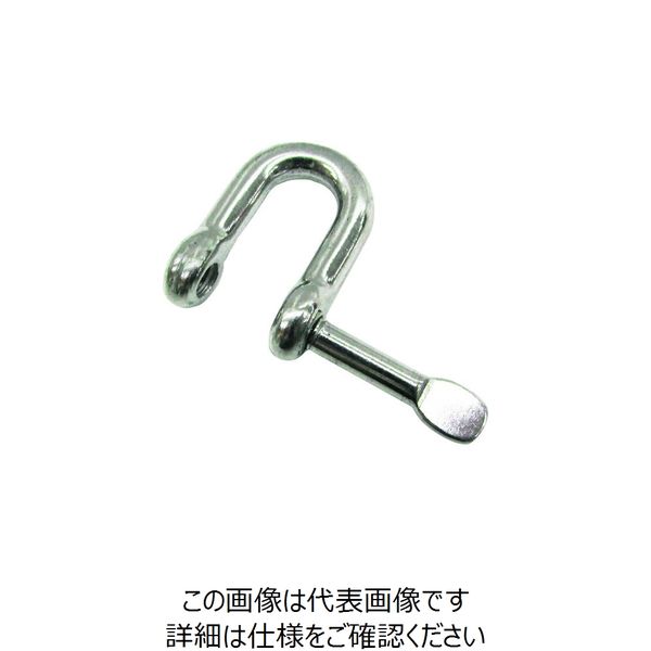 水本機械製作所 水本 ステンレス ロッキングピンシャックル 長さ16mm 内幅8mm B-1356 1個 162-9864（直送品）