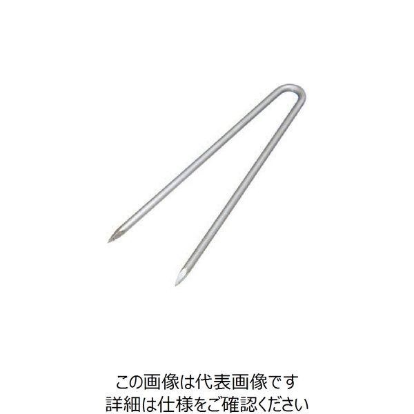 水本機械製作所 水本 ステンレス ロープ止め金具U型 全長100mm A-2120 1個 849-0497（直送品）