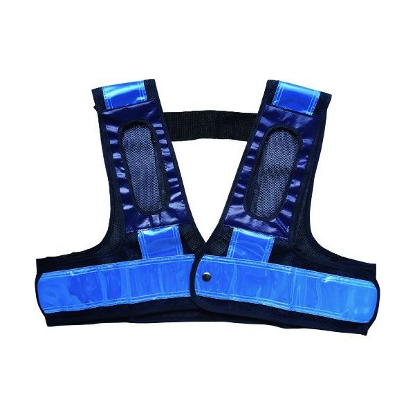 ミズケイ フルハーネス用安全ベスト「装着できるんです」<紺/薄青> 5941110 1枚 226-6722（直送品）