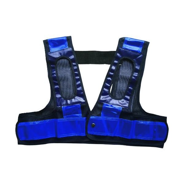 ミズケイ フルハーネス用安全ベスト「装着できるんです」<紺/青> 5941105 1枚 226-6730（直送品）