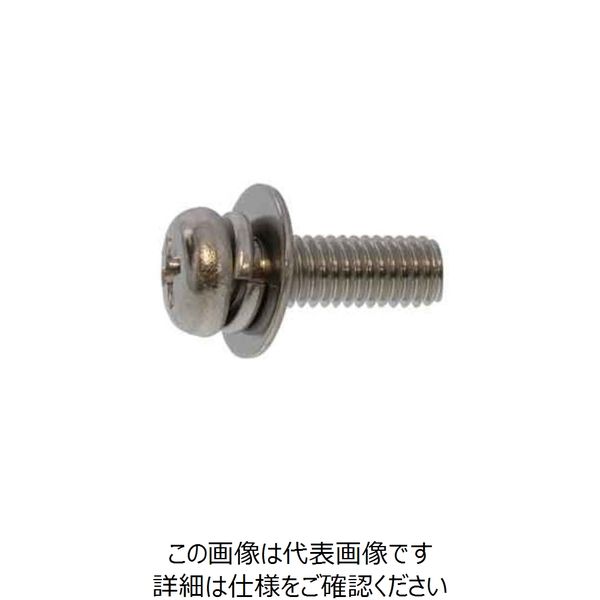 SUNCO 三価ブラック （+）ナベP＝3（ウス板 3×8 （1200本入） 258-6426（直送品）