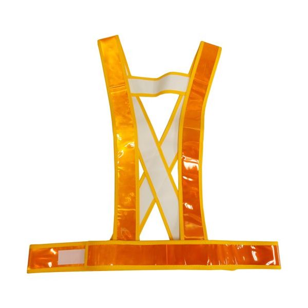 ミズケイ タスキ型安全ベスト<オレンジ> 5920006 1枚 166-1757（直送品）