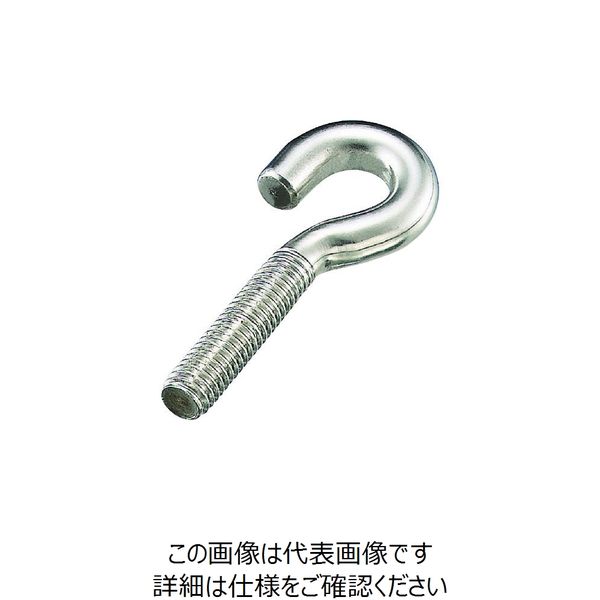 水本機械製作所 水本 ステンレス Qフック 捻子径Mー6 使用荷重0.2kN B-1620 1個 205-0299（直送品）