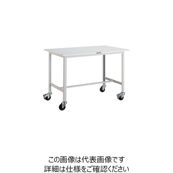 トラスコ中山 TRUSCO AE型作業台 1200X750 φ100キャスター付 W色 AE-1200C100 W 1台 466-6836（直送品）