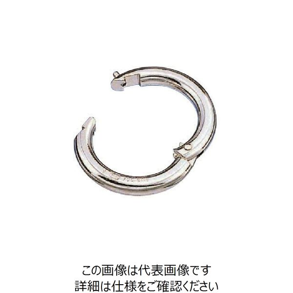 水本機械製作所 水本 リングキャッチ ステンレス ピン止めチェーンキャッチ 線径4mm 内径20mm B-803 1個 849-1082（直送品）