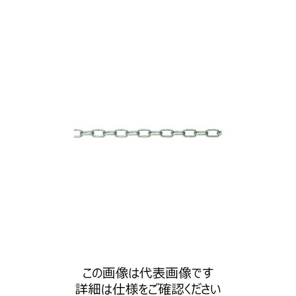 水本機械製作所 水本 SUS304 ステンレスチェーン 溶接無し 1.2-N 16.1～17m 304-1.2-N-17C 159-8274（直送品）