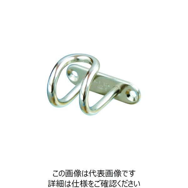 水本機械製作所 水本 ステンレス ワイヤープレートフック 40mm×12mm B-2085 1個 162-9652（直送品）