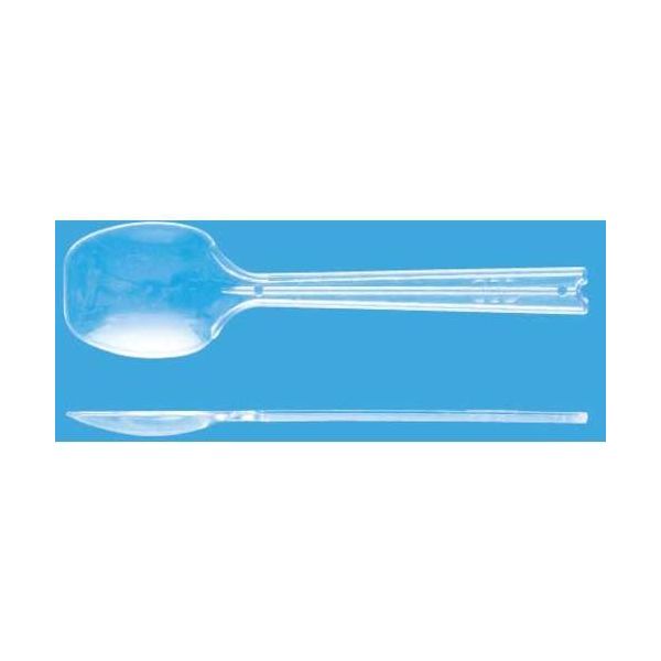 大黒工業 大黒 平スプーン#80 (透明)バラ 3770230 1袋(1000本) 237-1229（直送品）