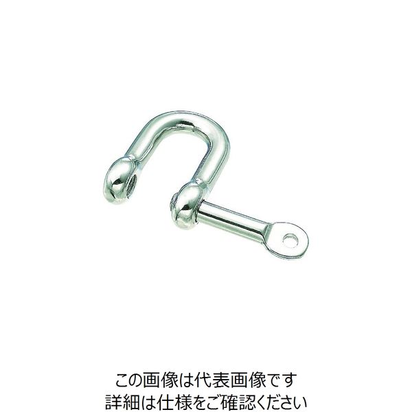 水本機械製作所 水本 ステンレス ロッキングピンシャックル 長さ20mm 内幅10mm B-1357 1個 162-9578（直送品）