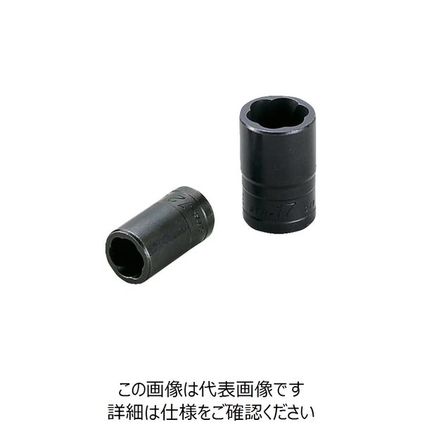 TONE トルネードソケット 16mm ハンガータイプ 3TR-16HP 1個 864-2287（直送品）