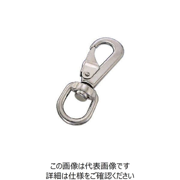 水本機械製作所 水本 ステンレス アイスナップ 線径5mm 長さ90mm B-121 1個 849-0762（直送品）