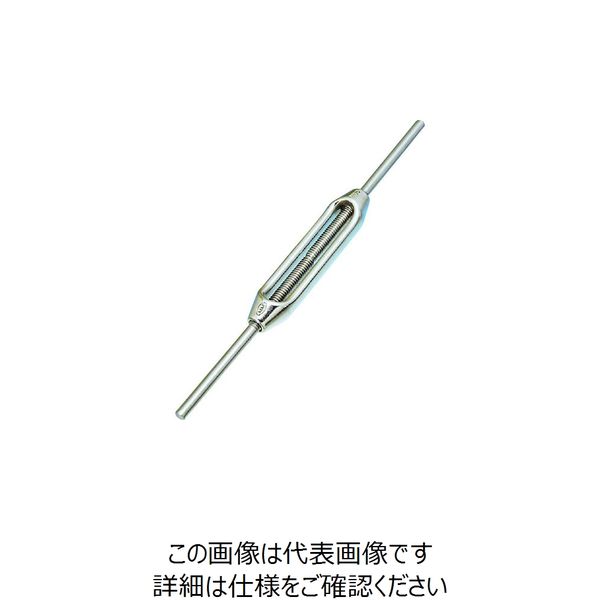水本機械製作所 水本 ステンレス 枠式ターンバックル(ストレート&ストレート) 捻子径W3/8 B-569 1個 162-9861（直送品）