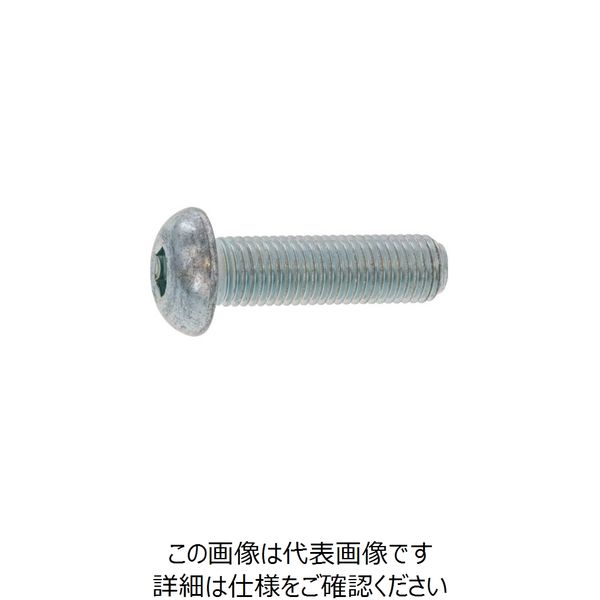 SUNCO 三価ブラック ボタンCAP（細目 P-1.25 10×50 （50本入） 247-0410（直送品）