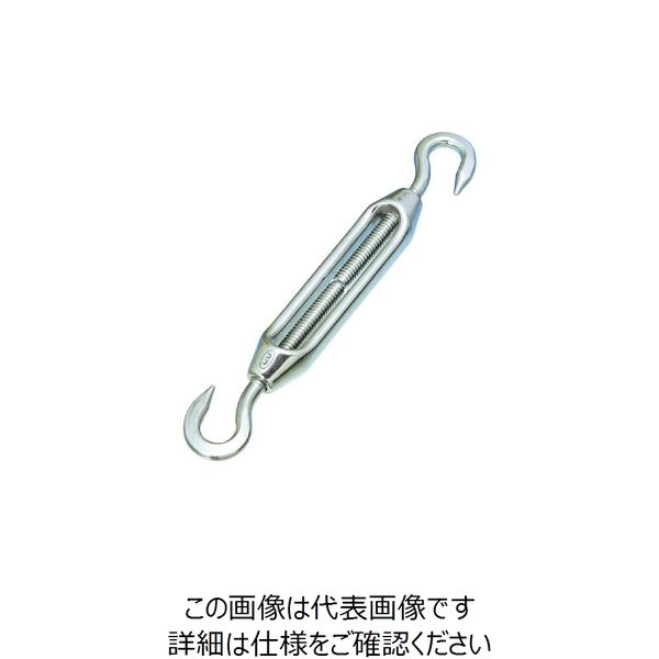 水本機械製作所 水本 ステンレス 枠式ターンバックル(フック&フック) SUS316 捻子径2分5厘 B-2283 1個 205-0325（直送品）