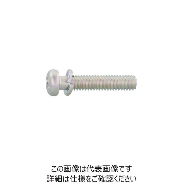 SUNCO 三価ホワイト (+)ナベP=2 5×22 (800本入) 10-00-0002-0050-0220-03 1箱(800本)（直送品） 5,643円