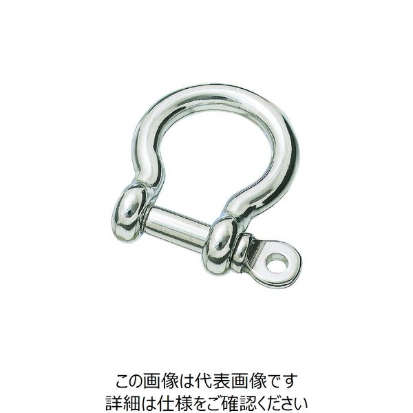 水本機械製作所 水本 ステンレス オタフクシャックル(アンカーシャックル) 呼び16mm A-266 1個 195-0082（直送品）
