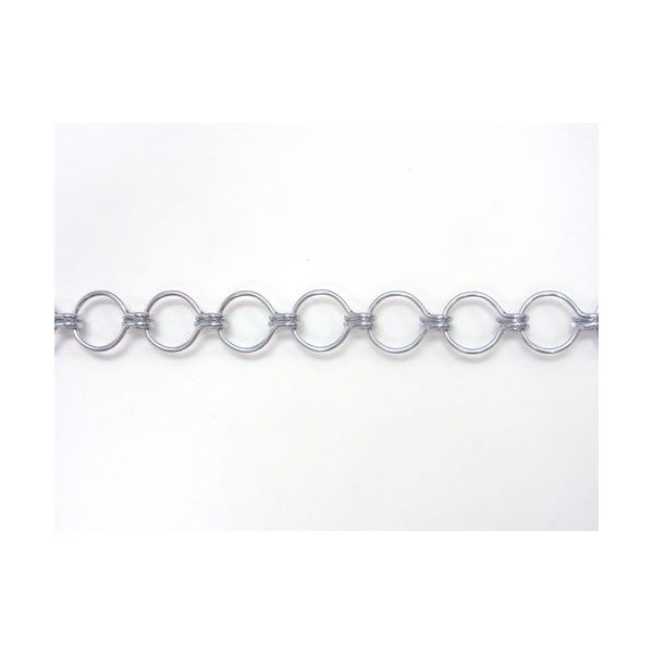 ニッサチェイン アルミカラーチェン 30m 銀 AR316-SV 1本 128-0196（直送品）