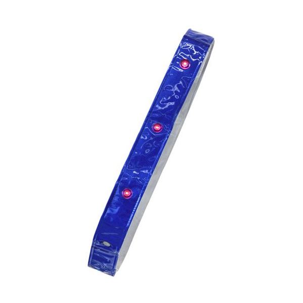 ミズケイ LED付き反射タスキ「たすけ帯」(青) 3301504 1本 208-5717（直送品）