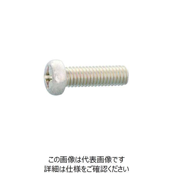 SUNCO 三価ホワイト（+）ナベ小ネジ 5×65（ゼン （200本入） 00-00