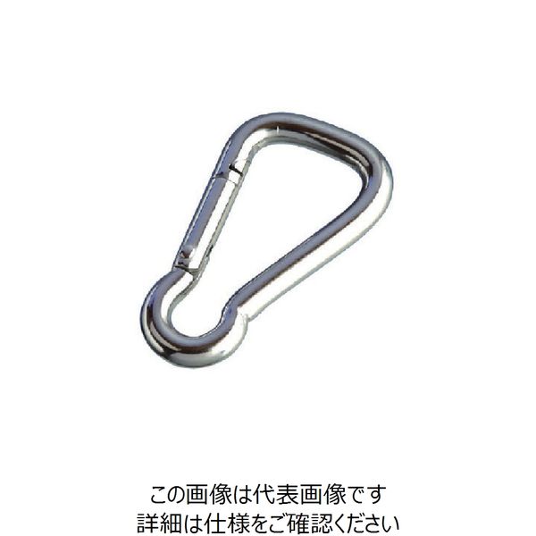 水本機械製作所 水本 ステンレス スナップフックBD型 線径10mm長さ100mm BD-10 1個 849-1113（直送品）