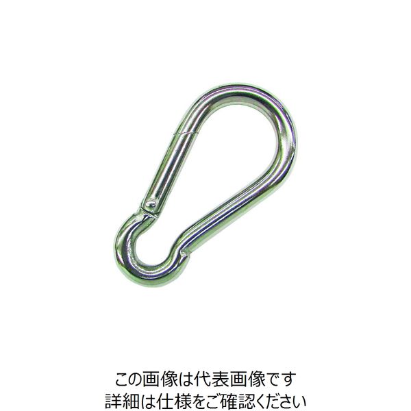 水本機械製作所 水本 ステンレス スナップフックBW型 線径7mm長さ70mm A-2806 1個 201-3492（直送品）