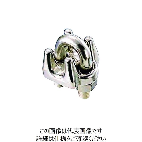 水本機械製作所 水本 ステンレス ワイヤークリップ 使用ロープ径18~20mm A-438 1個 195-0017（直送品）